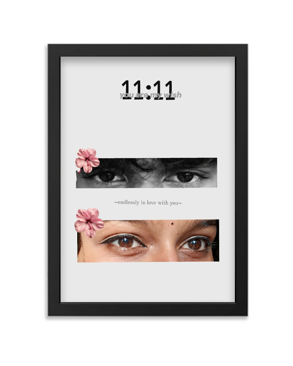 Romantic Couple Photo Frame-3 with HD Print | Zilvo