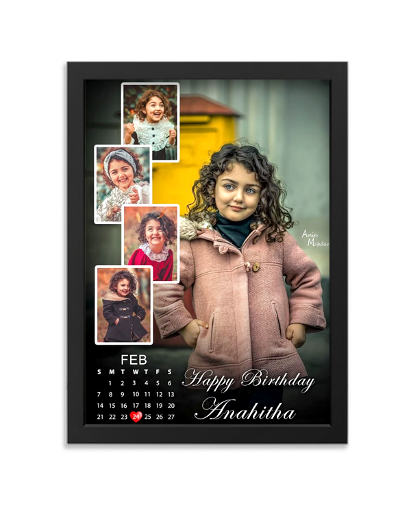Birthday Photo Frame-1 with HD Print | Zilvo